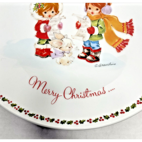Vintage Gigi Commemorative Plate Joy is the Song of Christmas 10” - Picture 3 of 4